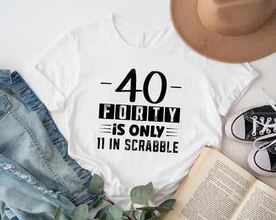 40 Forty Is Only 11 in Scrabble