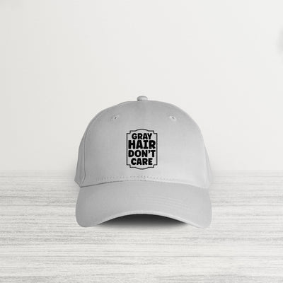 Gray Hair Don't Care Texture Hat