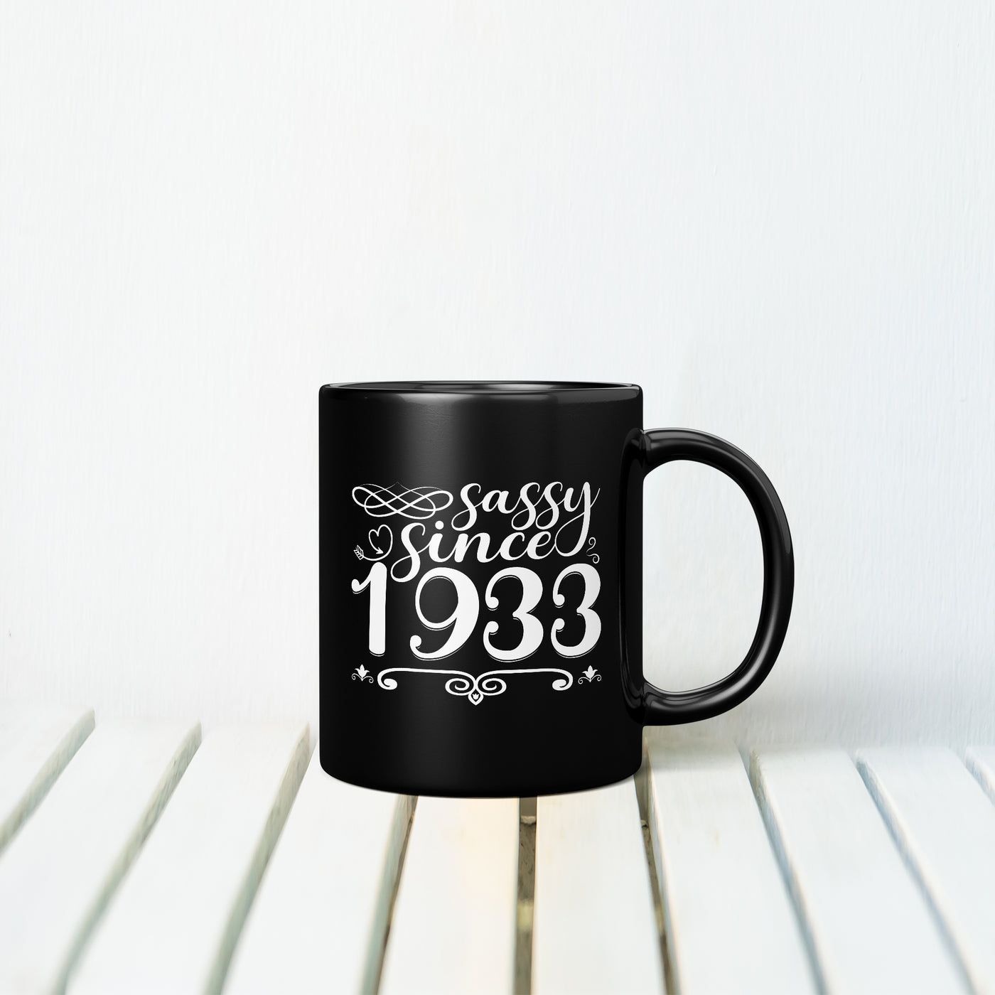 SASSY SINCE 1933 MUG