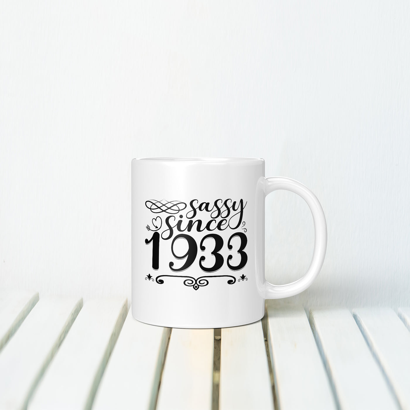 SASSY SINCE 1933 MUG